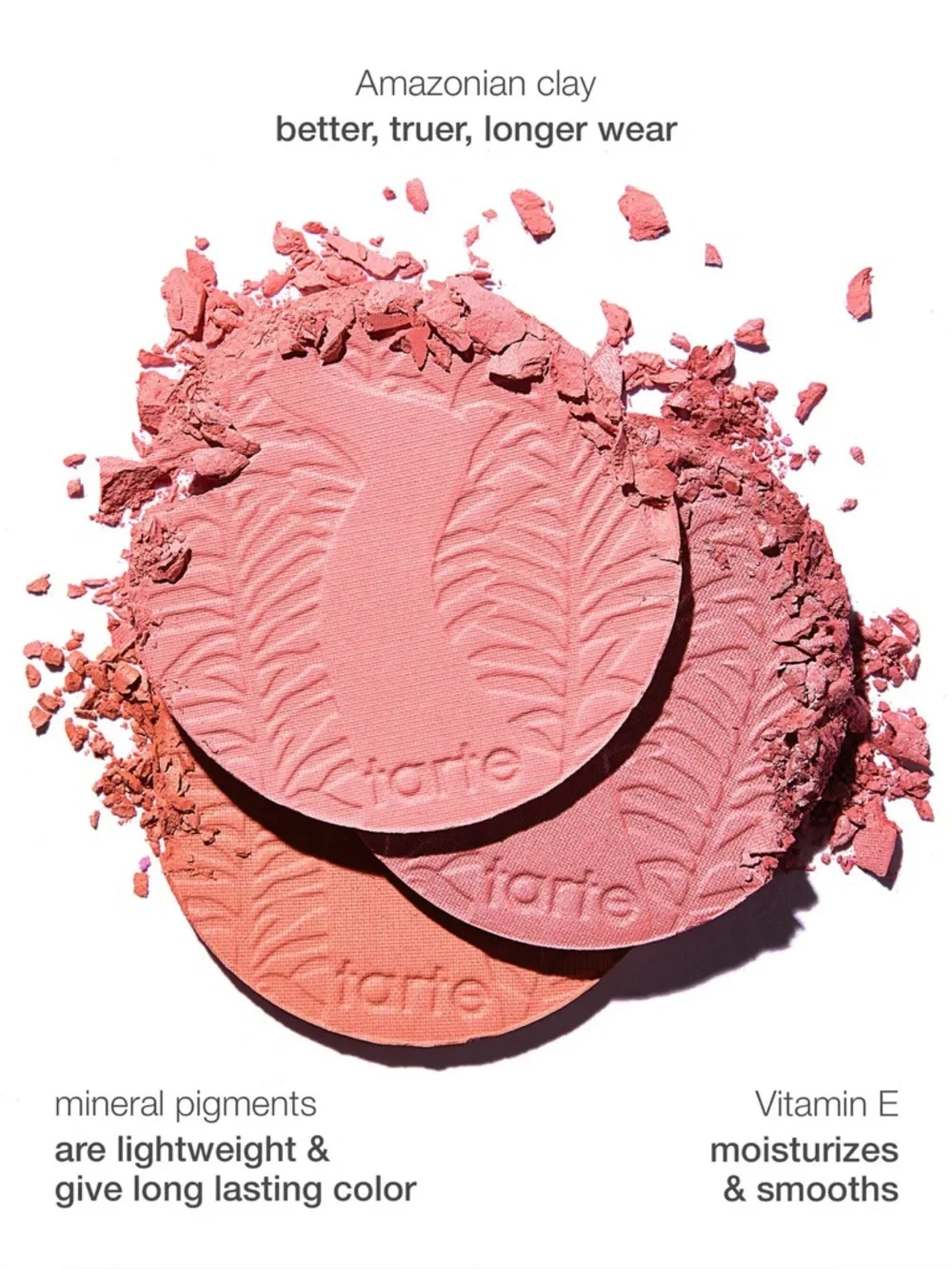 Tarte Amazonian Clay 12-Hour Buildable Silky Smooth Blush Honeysuckle New in Box
